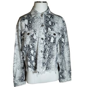 POL Animal Print Jacket Size Large